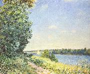 Alfred Sisley abends bei Sahurs oil